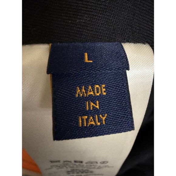 Louis Vuitton Mens Checkered Sherpa Fleece Jacket L Gray & Blue Made In Italy - Picture 4 of 16